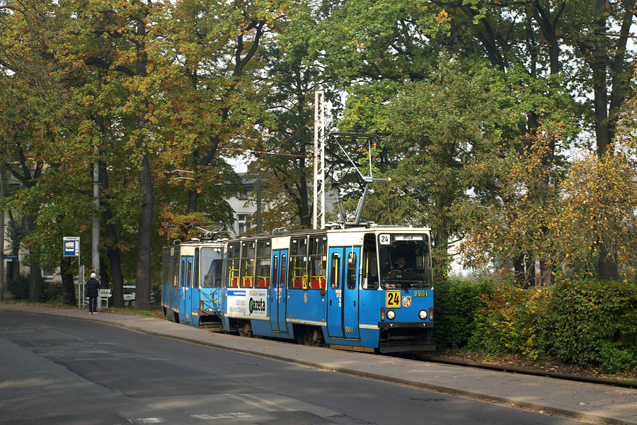 Konstal 105Na MPK Wroc�aw #2201+2202