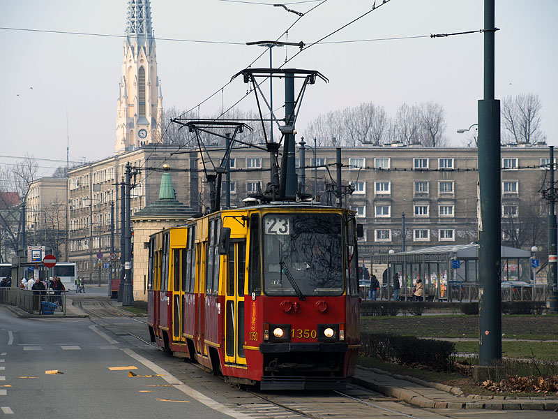 Konstal 105Na Tramwaje Warszawskie #1350+1349