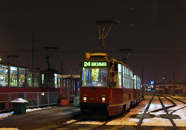 Konstal 105N2k Tramwaje Warszawskie #2044+2045