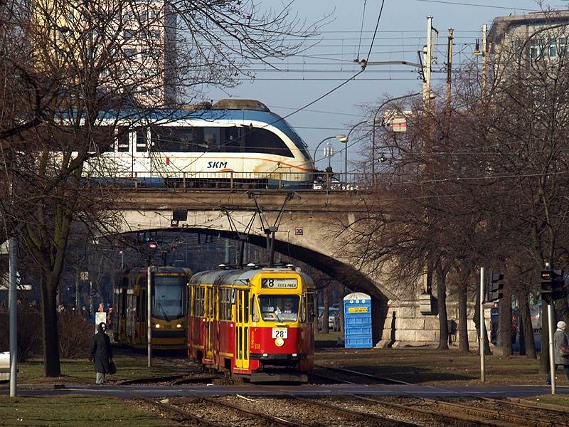 Konstal 13N Tramwaje Warszawskie #628+445