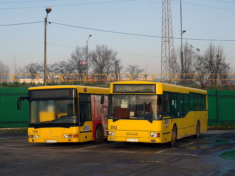 Jelcz M121M oraz Jelcz M125M PKM Katowice #091 oraz #194