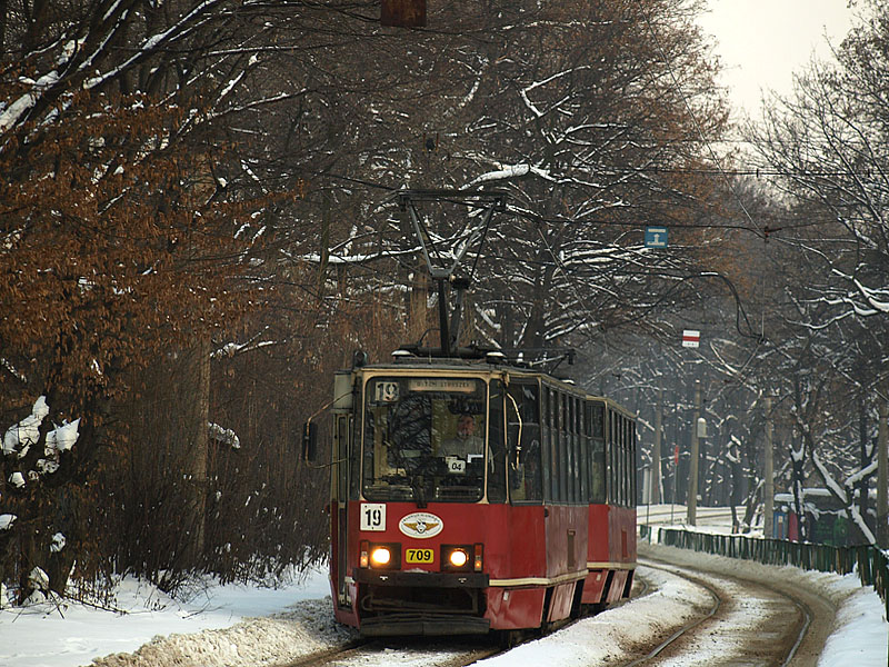 Konstal 105Na Tramwaje �l�skie #709+710