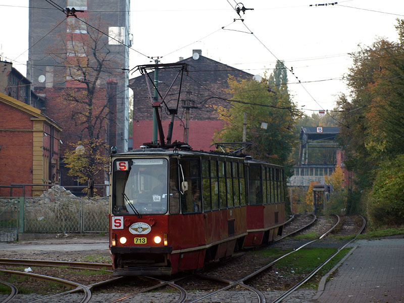 Konstal 105Na Tramwaje �l�skie #713+714