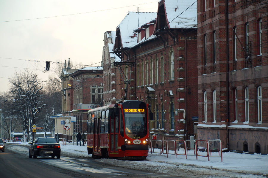 Konstal 105N-AC Tramwaje �l�skie #744