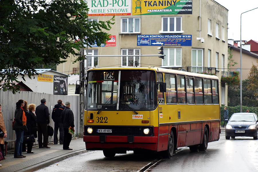 Ikarus 260.04 MZA Warszawa #322