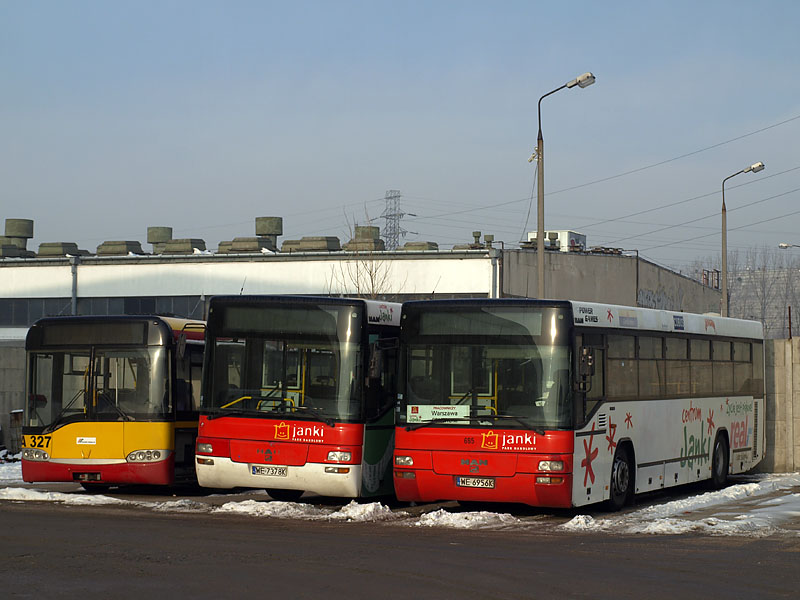 MAN SL223 #WE 6959K, WE 7378K oraz Solaris Urbino 10 #A327 Mobilis Mo�ciska