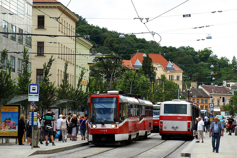 Tatra T3R DPMB Brno #1665+1666
