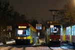 PESA 120Na #3124 oraz Konstal 105Na #1234 Tramwaje Warszawskie
